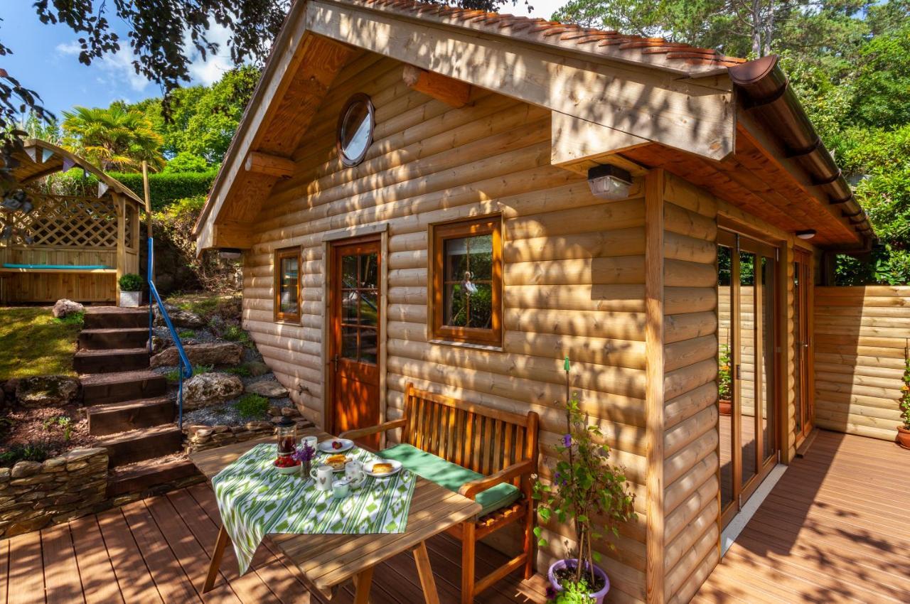 Porthole Log Cabin Minehead Εξωτερικό φωτογραφία